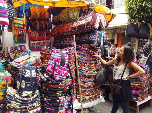 Marché équateur, colombie, amérique latine, amérique du sud