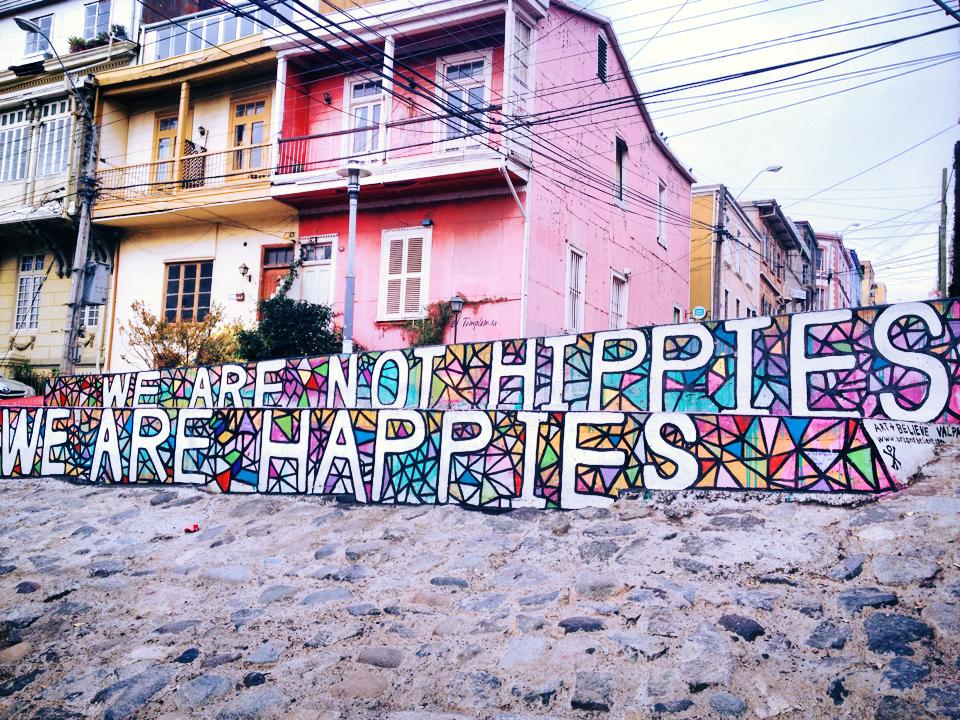 Street art à Valparaiso, Chili, Amérique du sud et latine