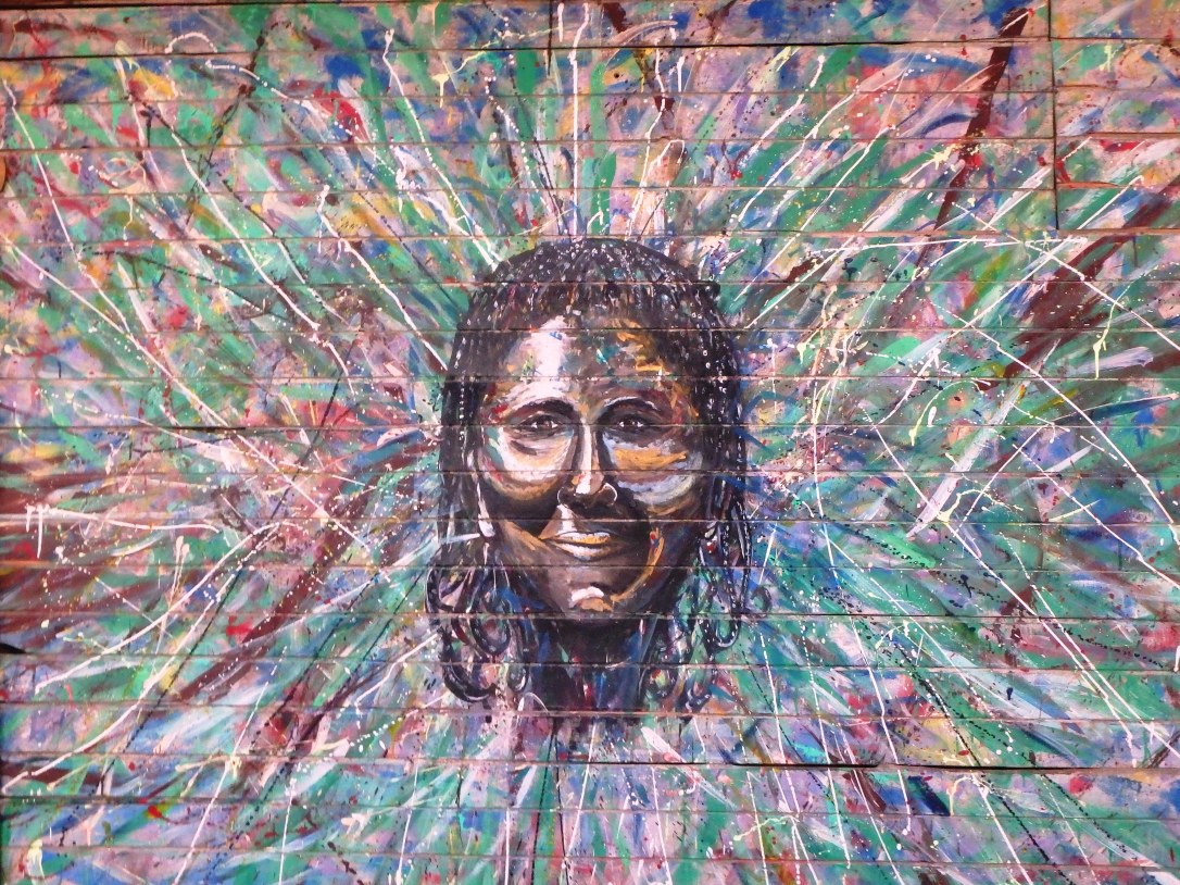 Baru Island - street art, graffiti - carthagène, colombie - amérique du sud, amérique latine