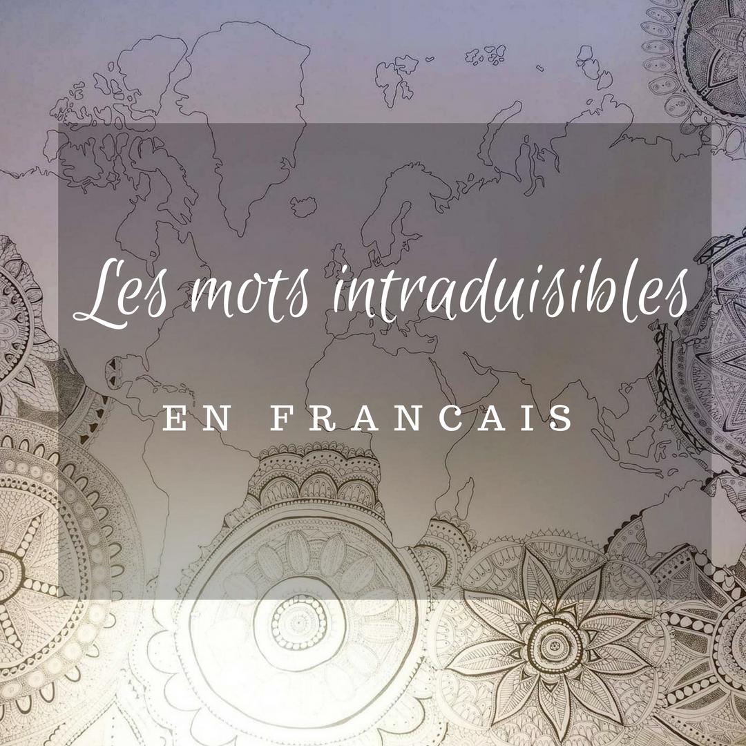 les mots intraduisibles en français