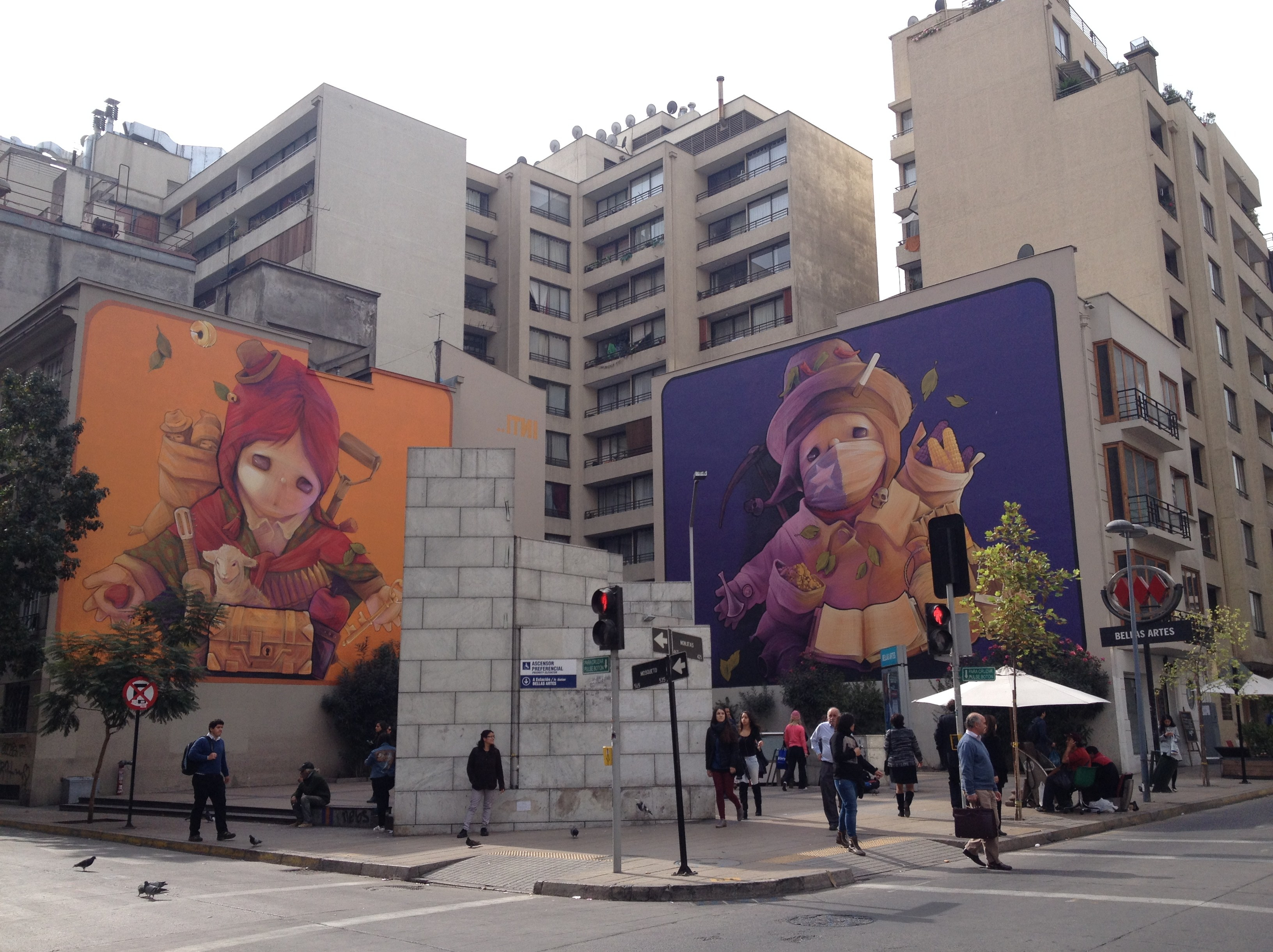 santiago chili graffiti