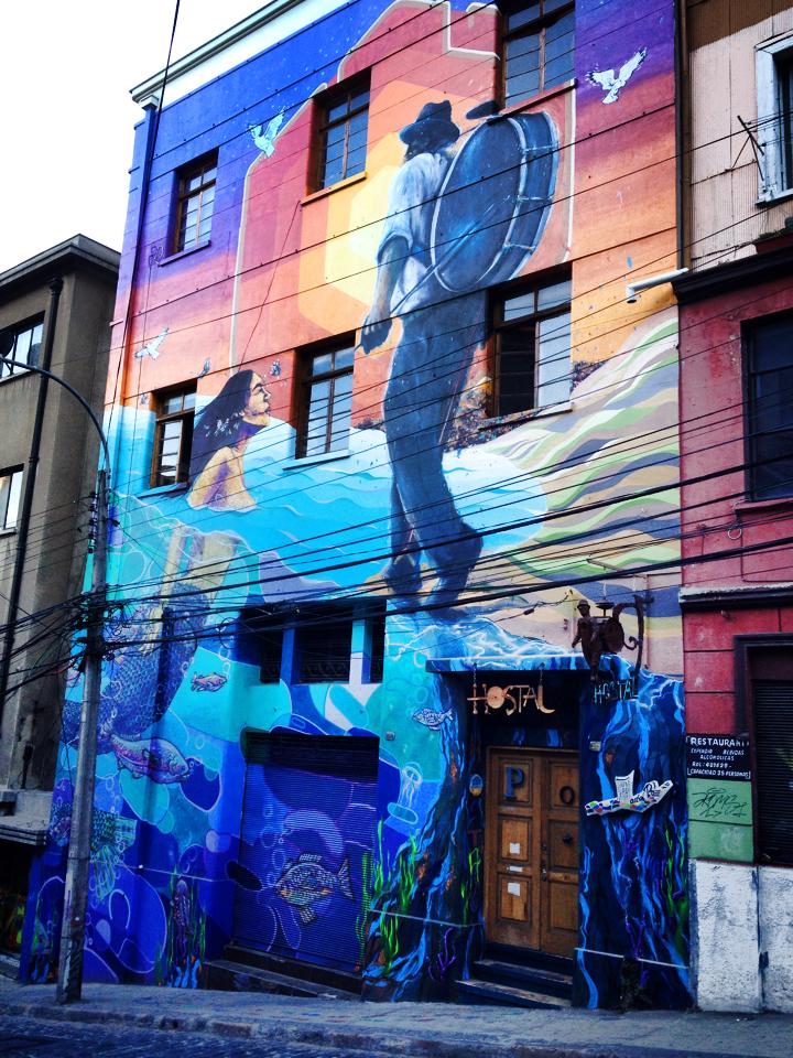 graffiti valparaiso street art chili