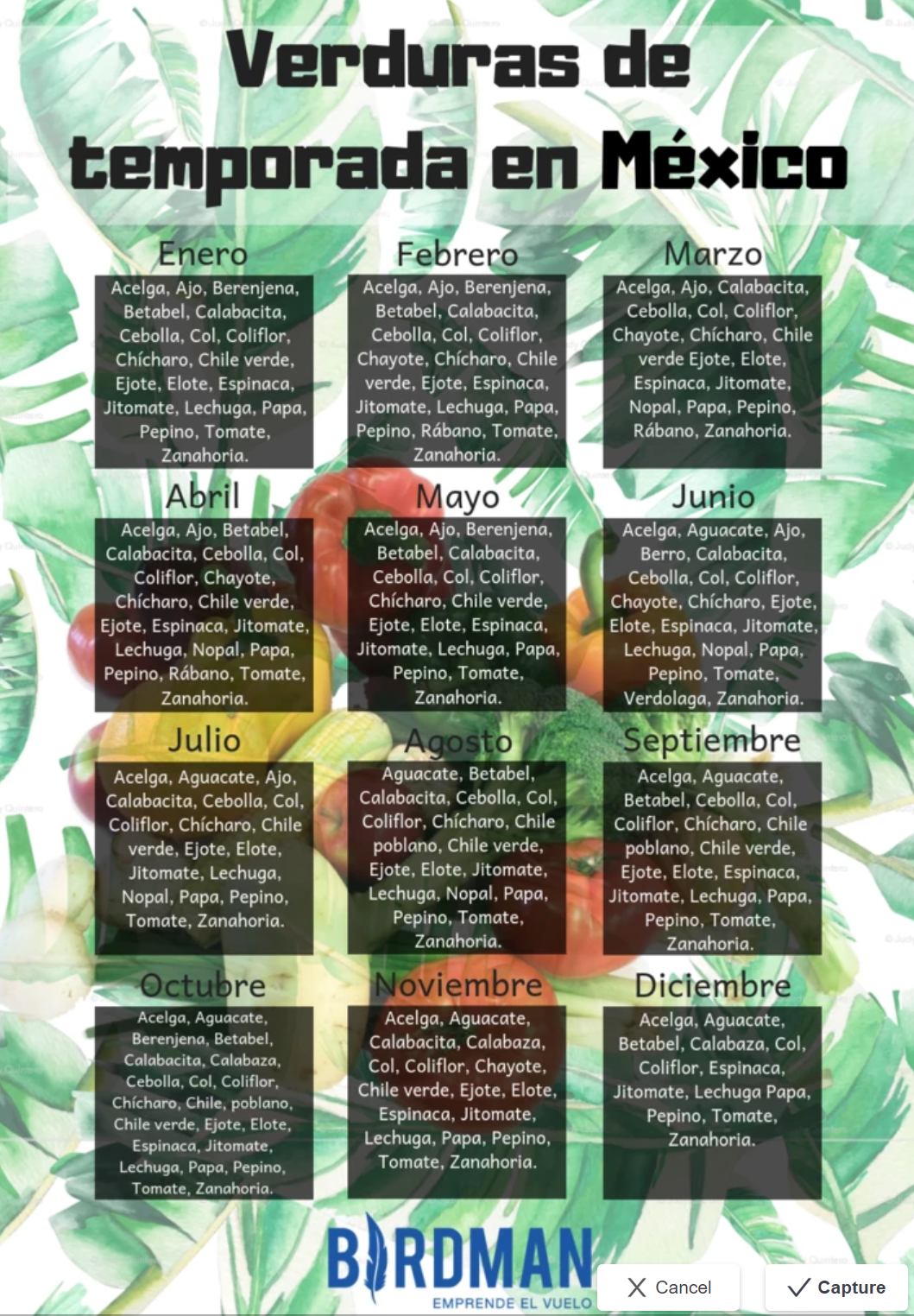 legumes de saison mexique amérique latine